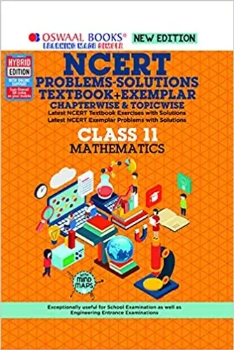 Oswaal NCERT Textbook+Exemplar Class 11, Mathematics