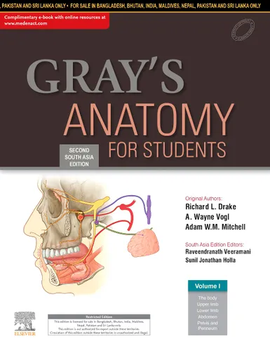 Gray's Anatomy for students, 2nd South Asia Edition (Two Volume Set)