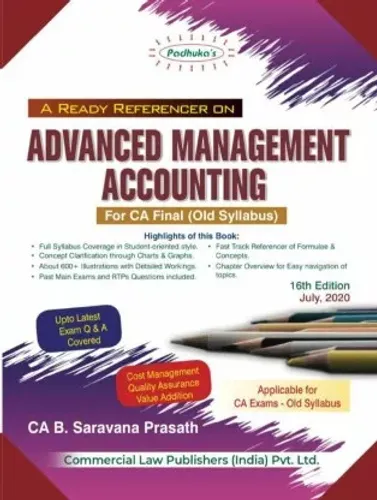 A READY REFERENCER ON ADVANCE MANAGEMENT ACCOUNTING