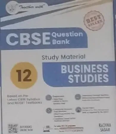 Together With Cbse Question Bank Study Material Business Studies-12