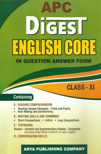 APC Digest English Core Class- XI
