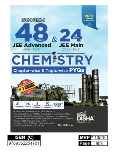 Errorless 48 Years Jee Advanced & 24 Years Jee Main Chemistry Sol Papers