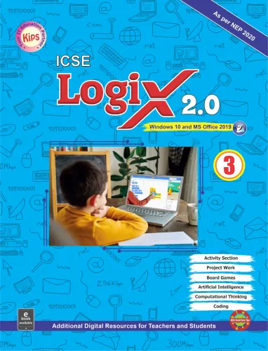 Icse Logix 2.0 for class 3 (window-10 & Office-19) Latest Edition 2024