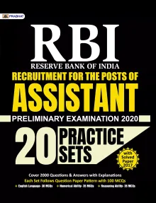 RBI ASSISTANT PRELIMINARY EXAMINATION-2020 (20 PRACTICE SETS)