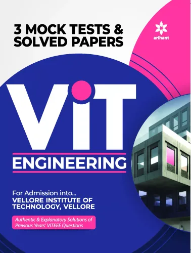 3 Mock Tests and Solved Papers for VIT Engineering 2021