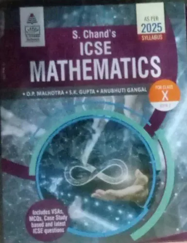 ICSE Mathematics  for class 10 Latest Edition 2024