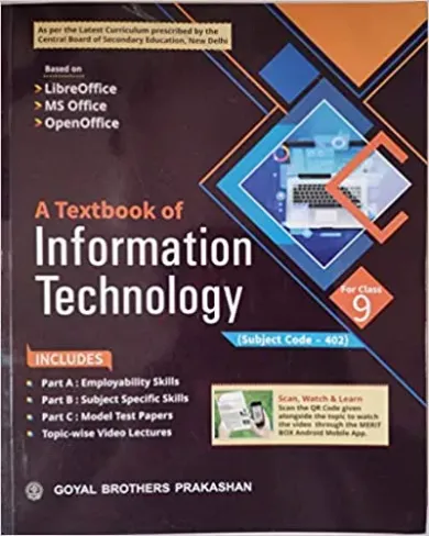 A Textbook of Information Technology for Class 9