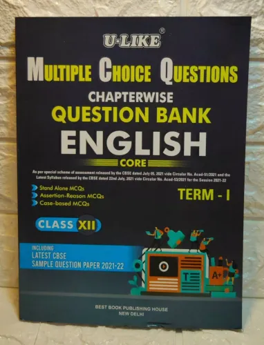 U-like English Core Class 12 MCQ Chapterwise Question Bank Term-1 Latest CBSE Qustion Paper 2021-2022 Exam