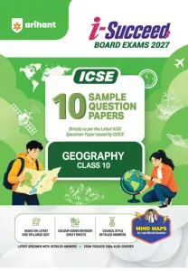 i-Succeed ICSE Sample Question Paper Geography Class 10 (2026)