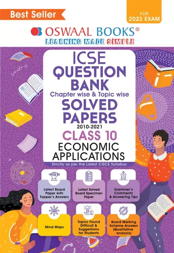 Oswaal ICSE Question Bank Class 10 Economic Applications Book (For 2023 Exam) 