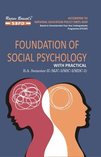NEP Foundation Of Social Psychology with Practical B. A. 2nd Sem (MJC-2/MIC-2/MDC-2)