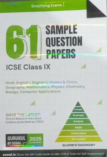 ICSC 61 Sample Question Paper 9 All Subject Combined