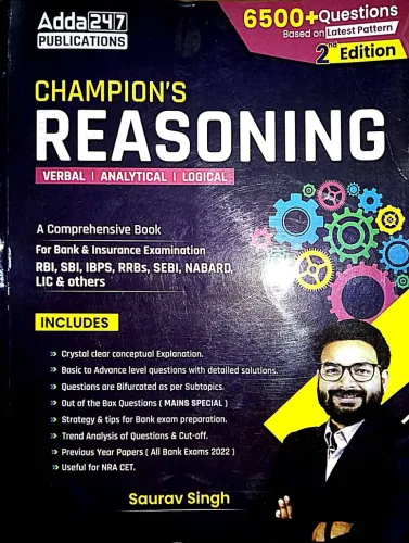 Champions Reasoning Verbal/analytical/logical Latest Edition 2024