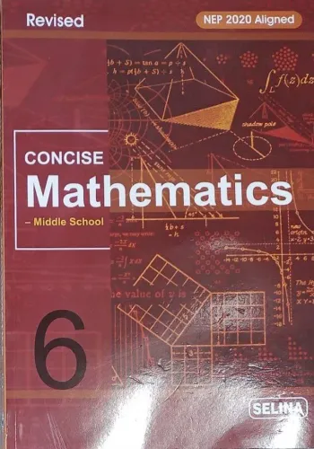 Concise Middle School Mathematics for class 6 Latest Edition 2024