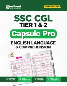 SSC CGL (Tier 1 & 2) English Language & Comprehension Capsule Pro Notes | Complete Syllabus, PYQ Integrated, Notes & Practice | Useful for All SSC Exams
