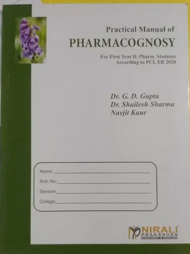 Practical Manual Of Pharmacognosy