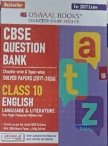 CBSE Question Bank English Language & Literature Class 10
