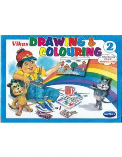 Vikas Drawing & Coloring Book - 2