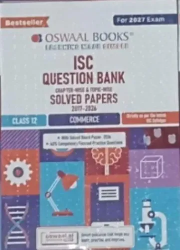 Isc Question Bank Solved Papers Commerce-12 {2027}