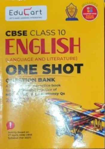 One Shot Cbse Question Bank English (Lang. & Litrature)-10 (2026-27)