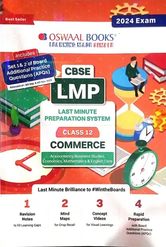 Cbse LMP Last Minute Preparation System Commerce-12 (2023-2024)