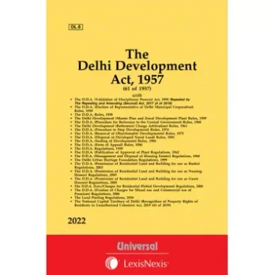  Delhi Development Act, 1957 along with allied Act, Rules & Regulations