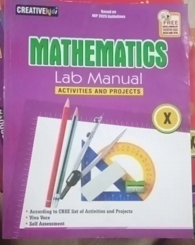 Mathematics Lab Manual for class 10 Latest Edition 2024