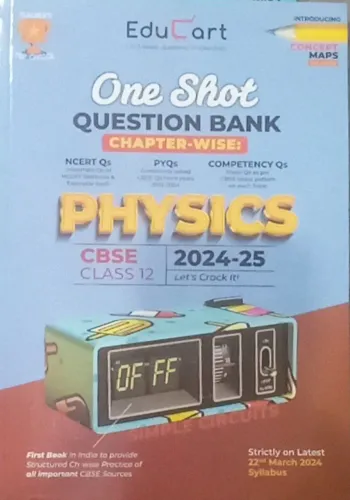 One Shot Cbse Question Bank Physics-12 (2024-25 )