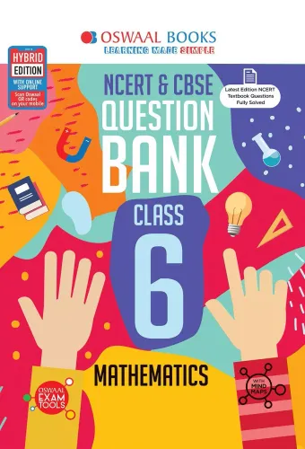 Oswaal NCERT & CBSE Question Bank Class 6 Mathematics Book (For 2022 Exam)