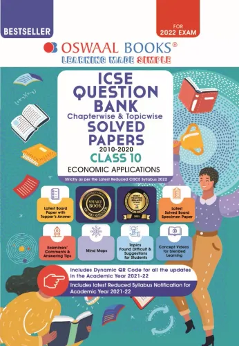 Oswaal ICSE Question Bank Class 10 Economic Applications Book Chapterwise & Topicwise (Reduced Syllabus) (For 2022 Exam)