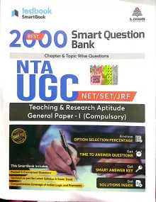 2000 Smart Q. Bank NTA UGC Teaching & Research Aptitude (Paper-1)