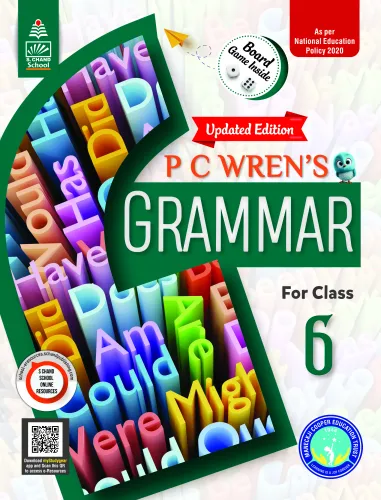 Updated Edition P C Wren’s Grammar for Class 6 with Board game (9789369588480) - N D V Prasada Rao