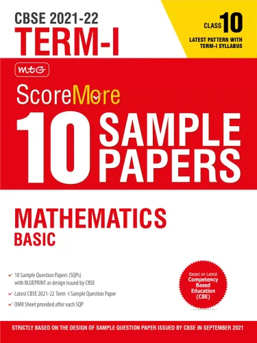 Class 10-Score More 10 Sample Papers Term 1 Mathematics Basic