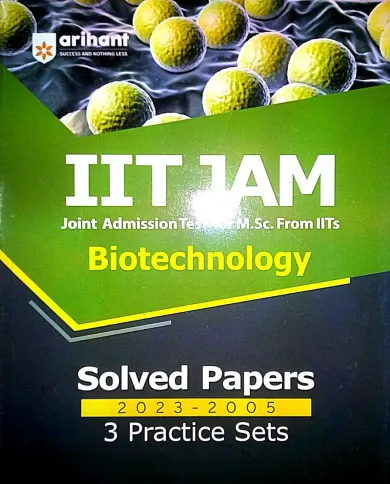 Solved Paper & Practice Sets Iit Jam Biotechnology-{2023-24}