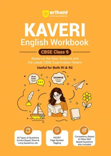 Kaveri English Workbook for CBSE Class 9 | All Types of Questions - MCQs, CBQs, A/R, Very Short, Short & Long | NCERT Page Tagging | Based on New NCERT Textbook & Latest CBSE Pattern