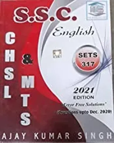 SSC CHSL & MTS English SETS 317(Error Free Solutions)