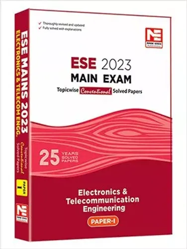Ese 2023 Main Exam Electronics & Telecomunication Engineering Solved Paper-1
