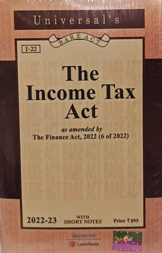 Income Tax Act 1961 (Pocket Edn)