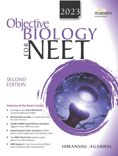 Wiley's Objective Biology for NEET, 2ed Edition, 2023