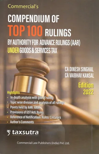 Compendium Of Top 100 Rulings By Authority Of Advance Ruling