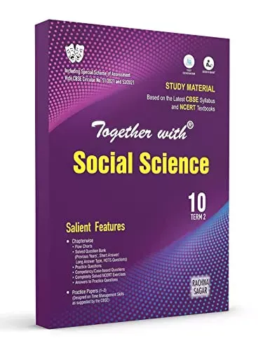 Rachna Sagar Together With CBSE Question Bank Study Material Term 2 Social Science Books for Class 10th 2022 Exam, Best NCERT MCQ, OTQ, Practice & Sample Paper Series