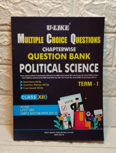 U-Like Political science Class 12 MCQ Chapterwise Question Bank Term-1 Latest CBSE Sample Questions Paper For 2021-22 Session