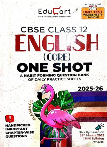 One Shot Cbse Question Bank English Core-12 (2025-26)