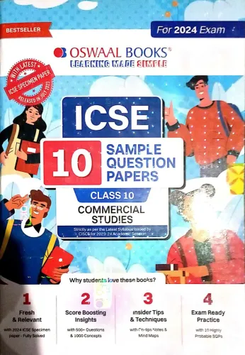 ICSE 10 Sample Question Papers Commercial Studies-10 (2023-2024)