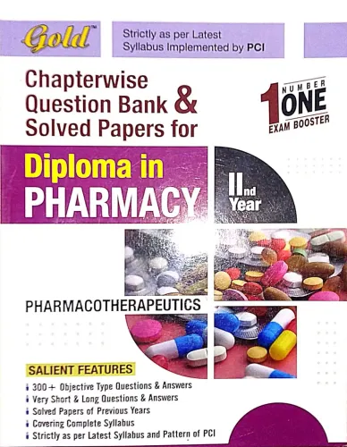 Diploma In Pharmacy Pharmacotherapeutics C.w.q.b Sp 2nd Year Latest Edition 2024