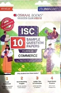 ISC 10 Sample Question Papers Commerce-12 (2023-2024)