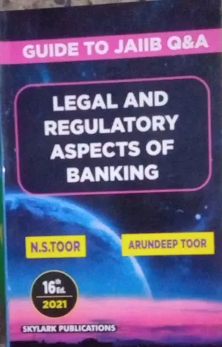 Legal & Regulatory Aspects Of Banking 15 Edition
