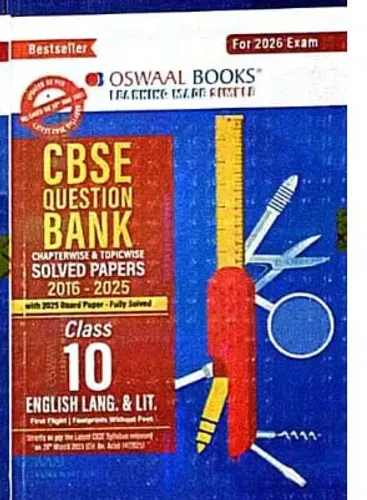 Most Likely Cbse Question Bank English Language And Literature-10 (2025-26)