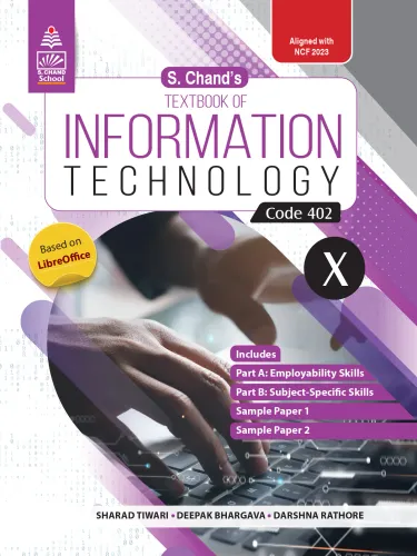 S. Chand's Textbook of Information Technology Class X (9789369585625) - Sharad Tiwari