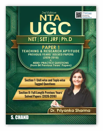 NTA UGC NET Paper 1 Exam Book 2026 - 2027 (Teaching & Research Aptitude) 2e PYP (9789373590431) - Dr. Priyanka Sharma